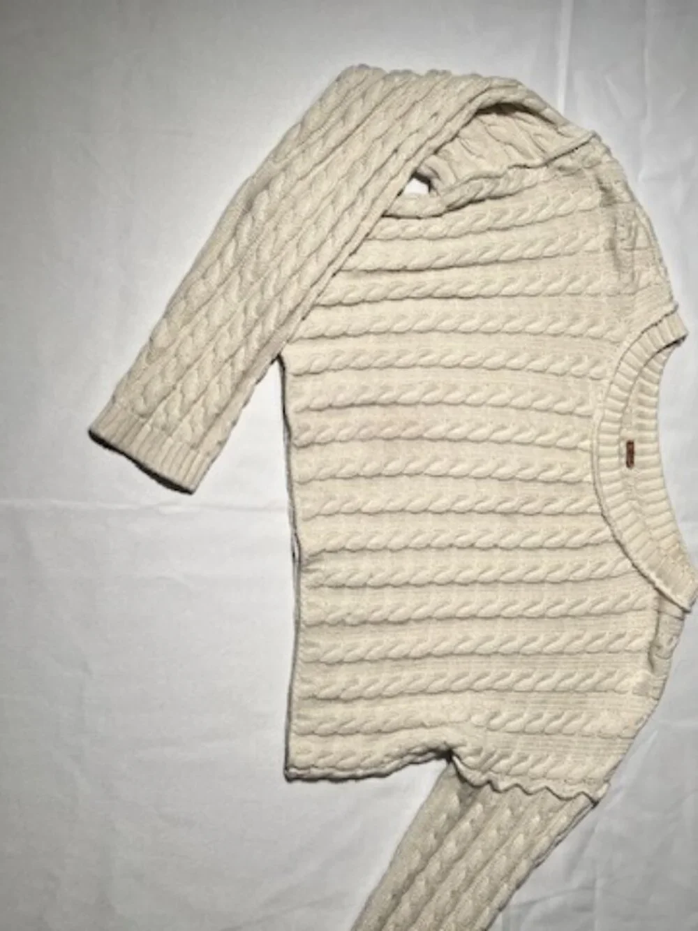 Tuesday Cable Crop Sweater - Free People